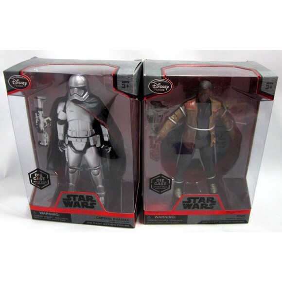 Bundle Star Wars Elite Series Die Cast Action Figure CAPTAIN PHASMA & FINN - Picture 1 of 2